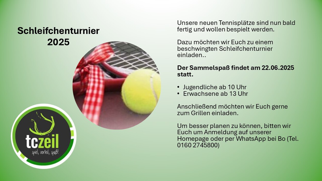 Schleifchenturnier 2025