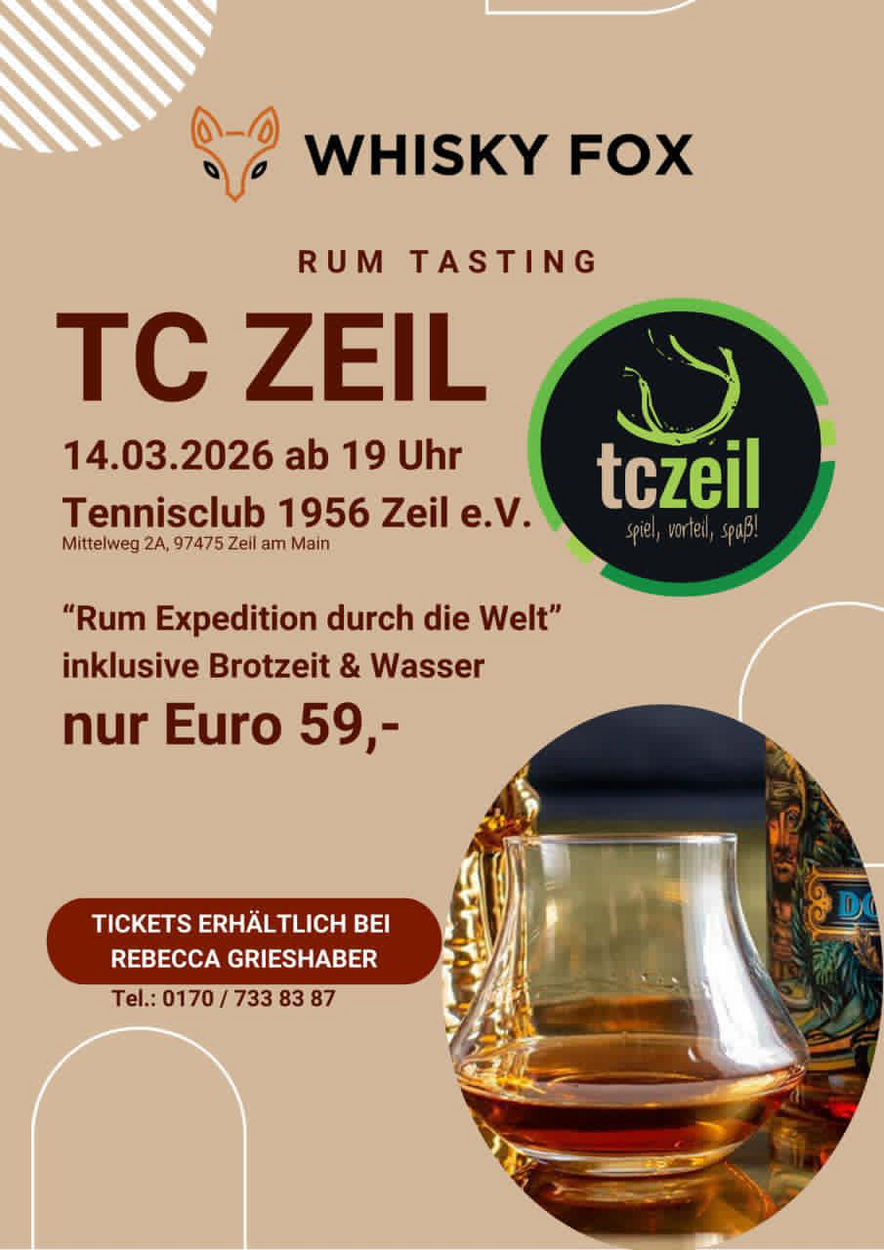 Rum Tasting beim TC Zeil